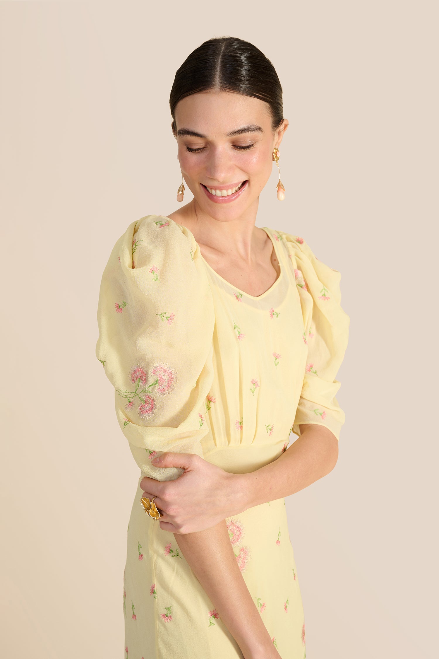 Paloma Lemon Dandelion Dress