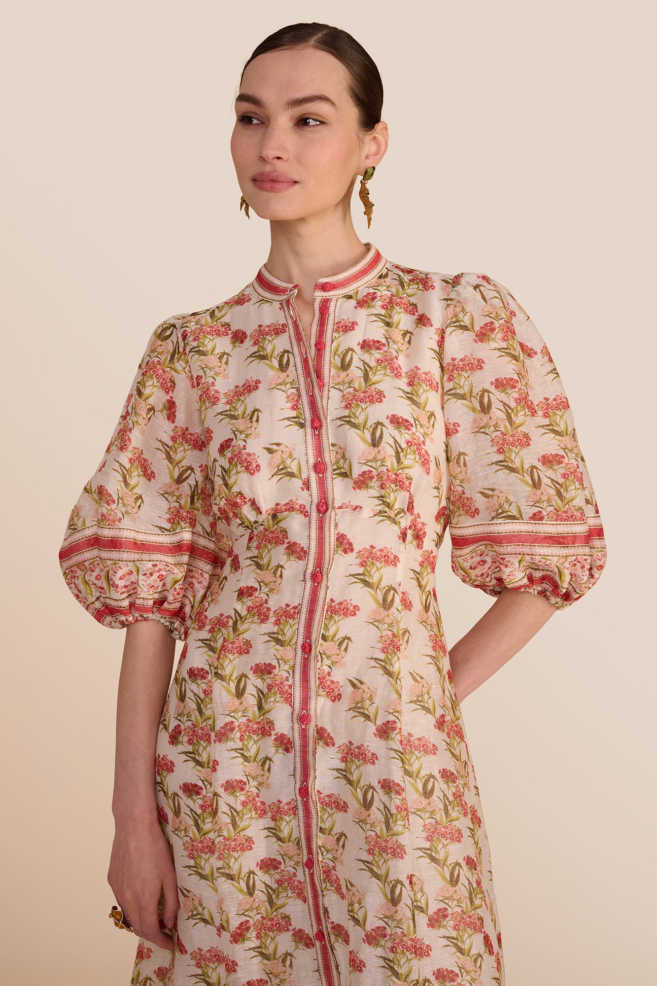 Raika White Geranium Dress