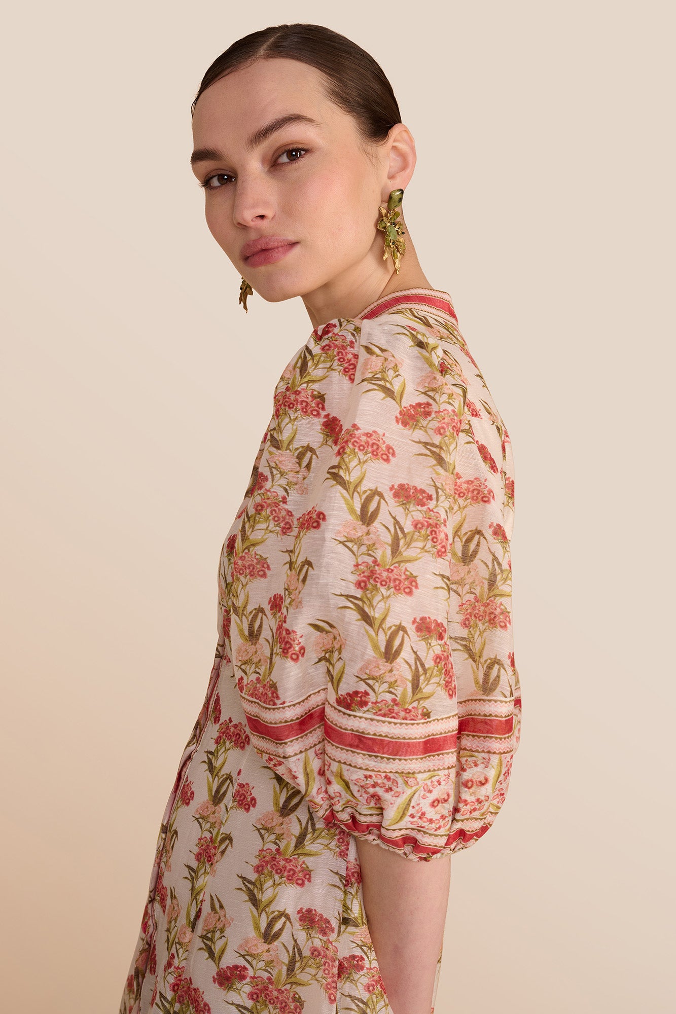 Raika White Geranium Dress