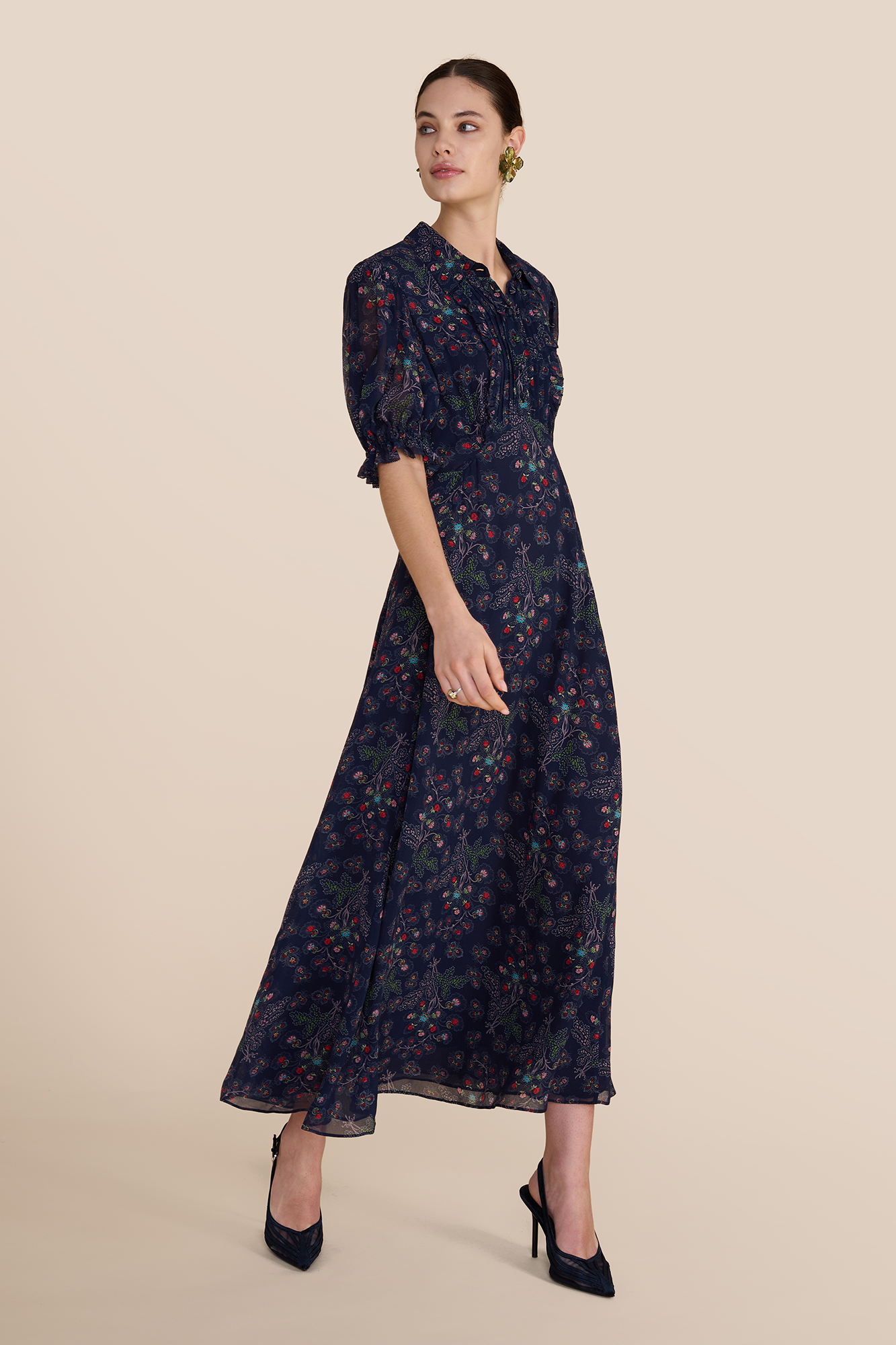 Ramona Navy Heart Dress