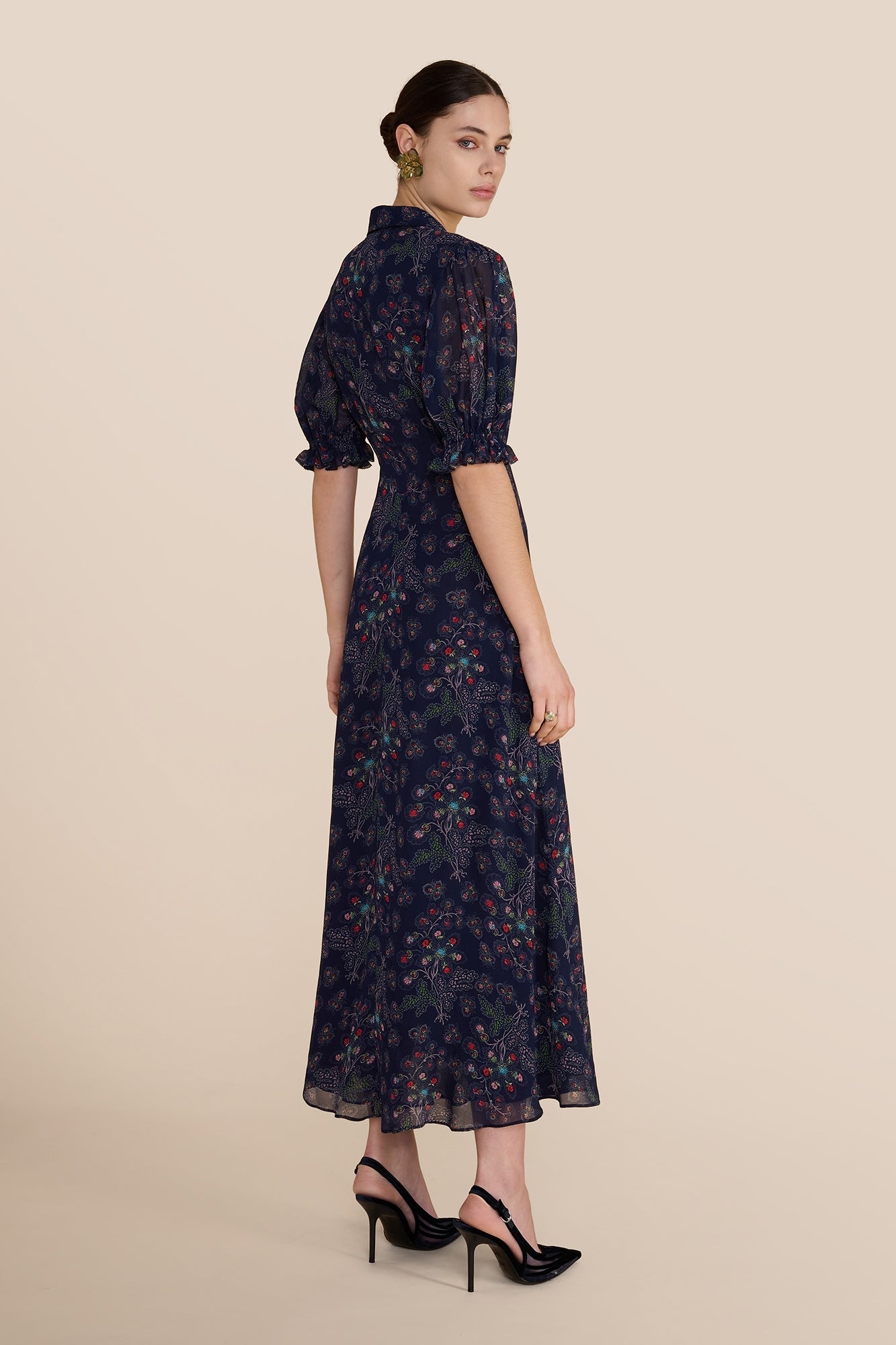 Ramona Navy Heart Dress