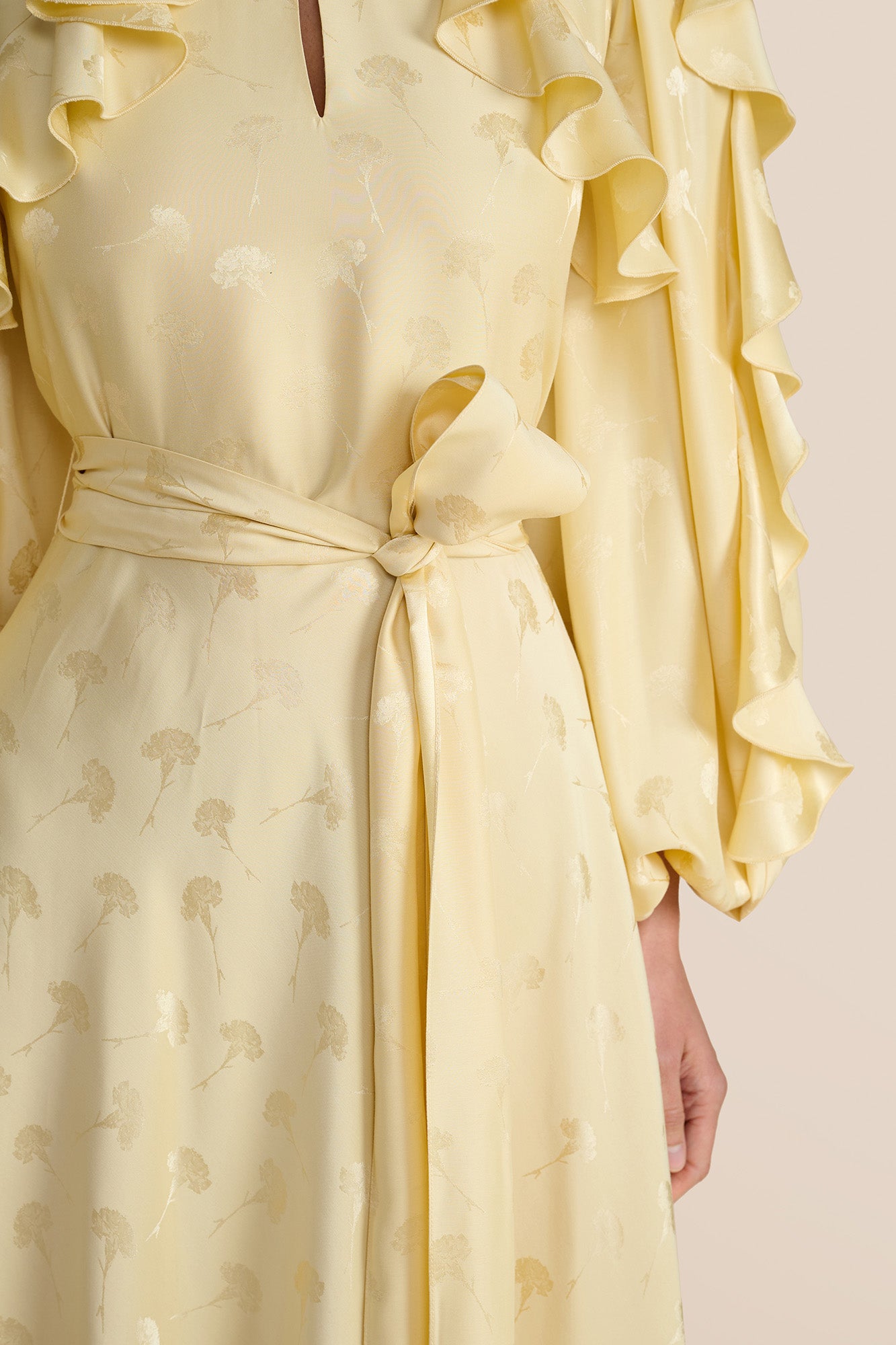 Ruby Lemon Carnation Dress