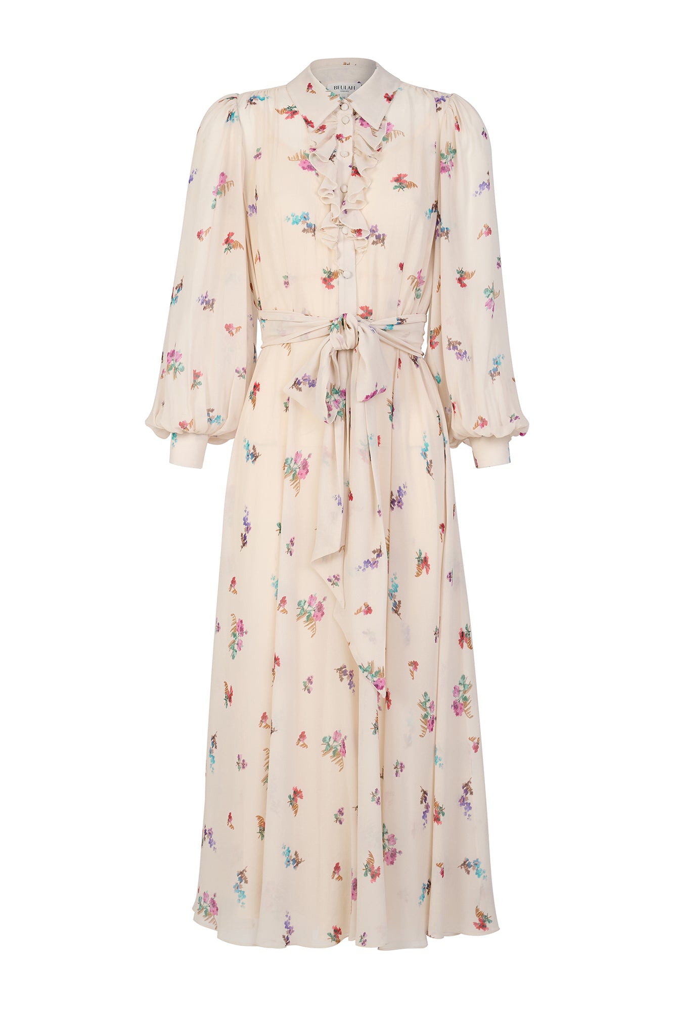 Robin Watercolour Shirt Dress