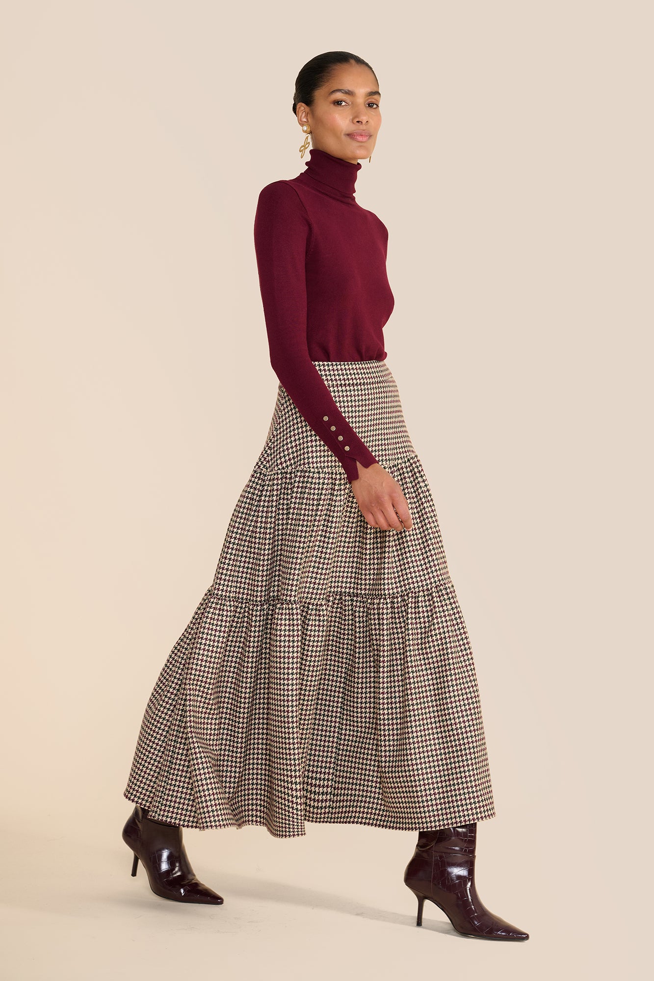 Rosa Country Check Skirt