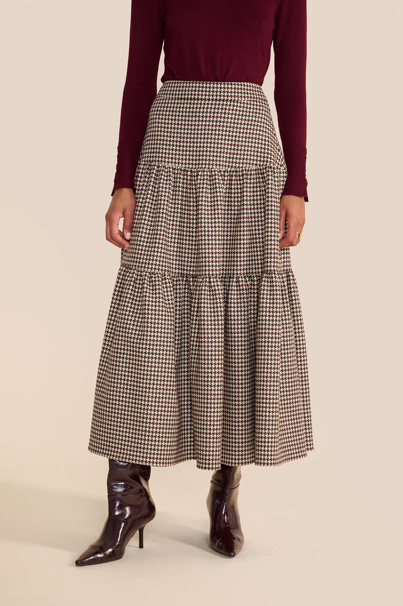 Rosa Country Check Skirt