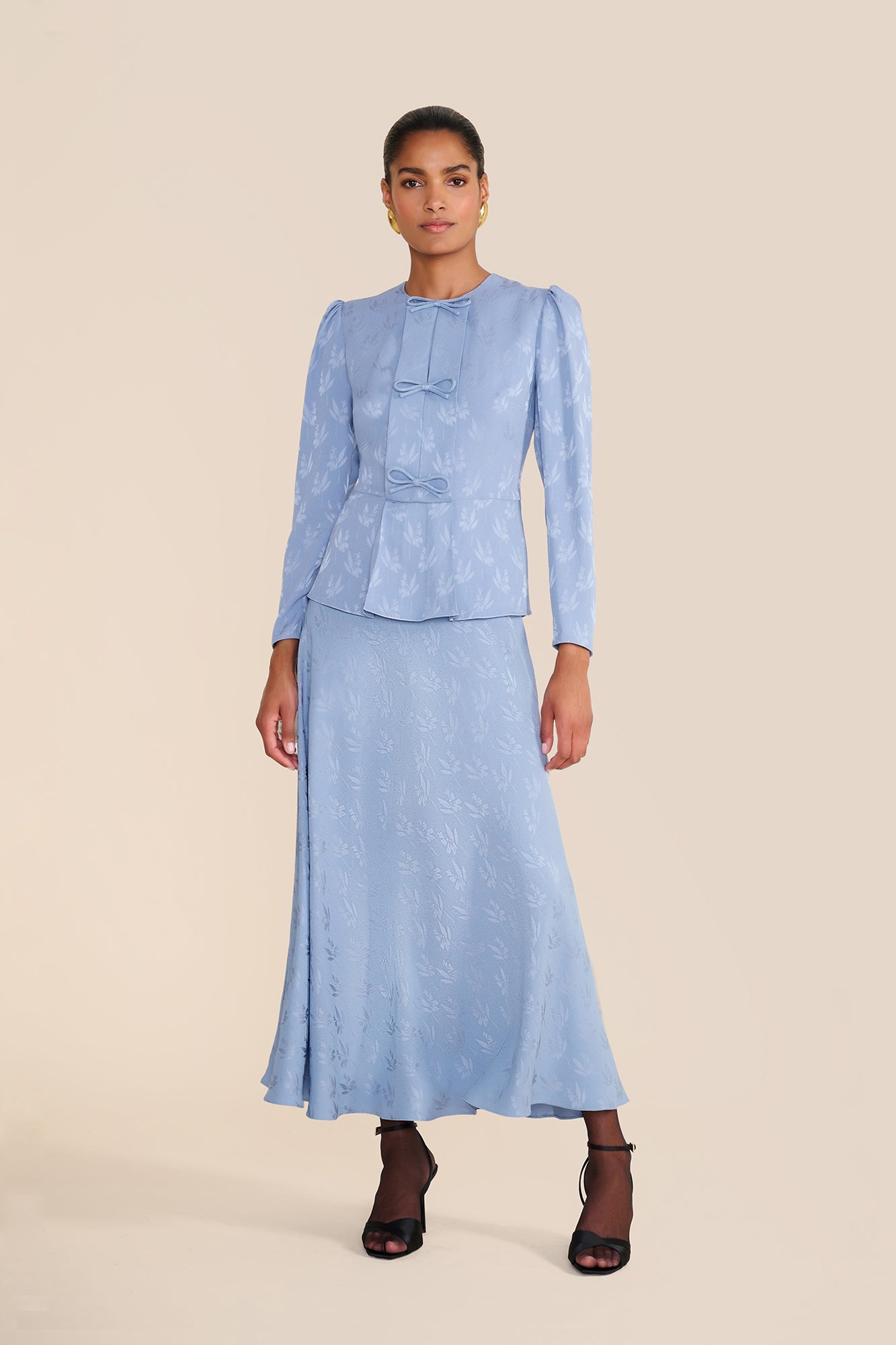 Arabella Floral Jacquard Skirt
