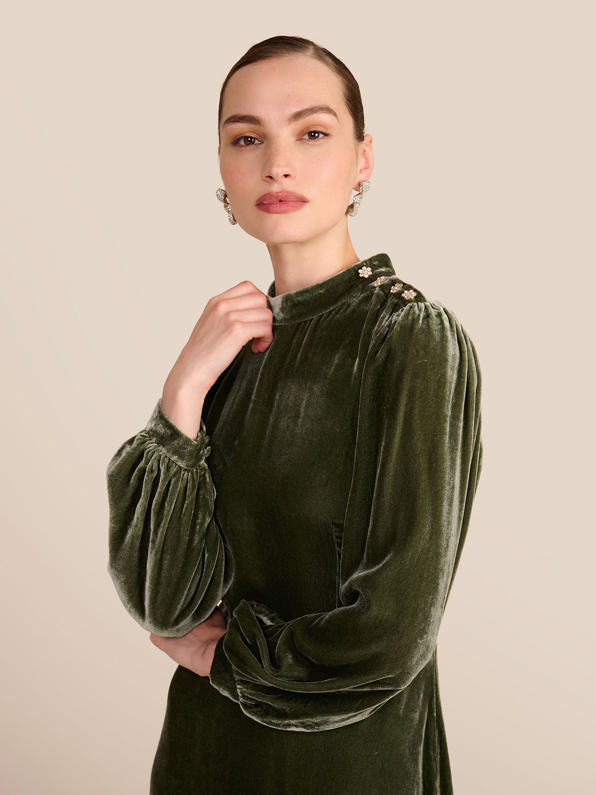 Sonia Sage Velvet Dress
