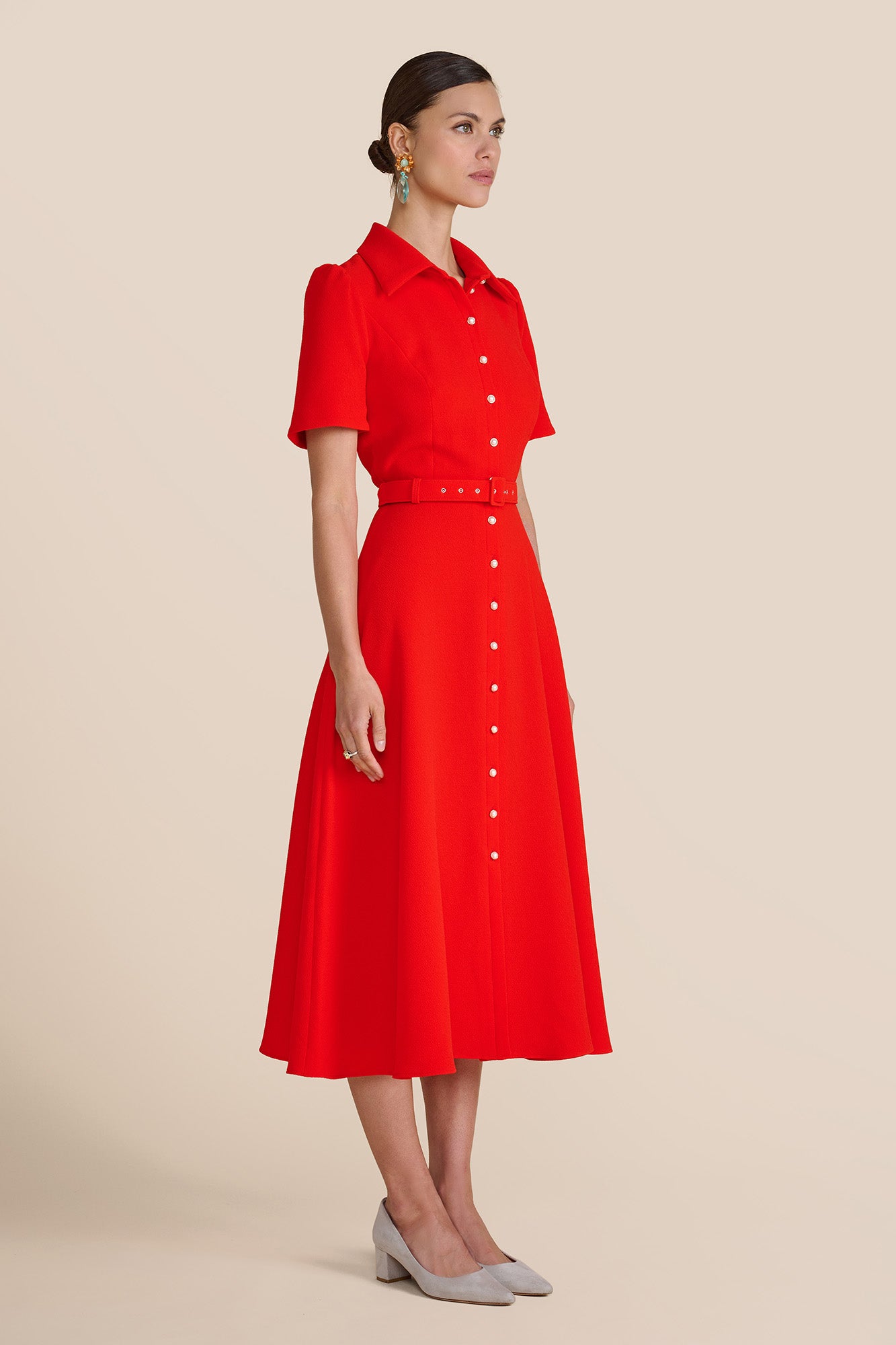 Violet Sunset Red Dress