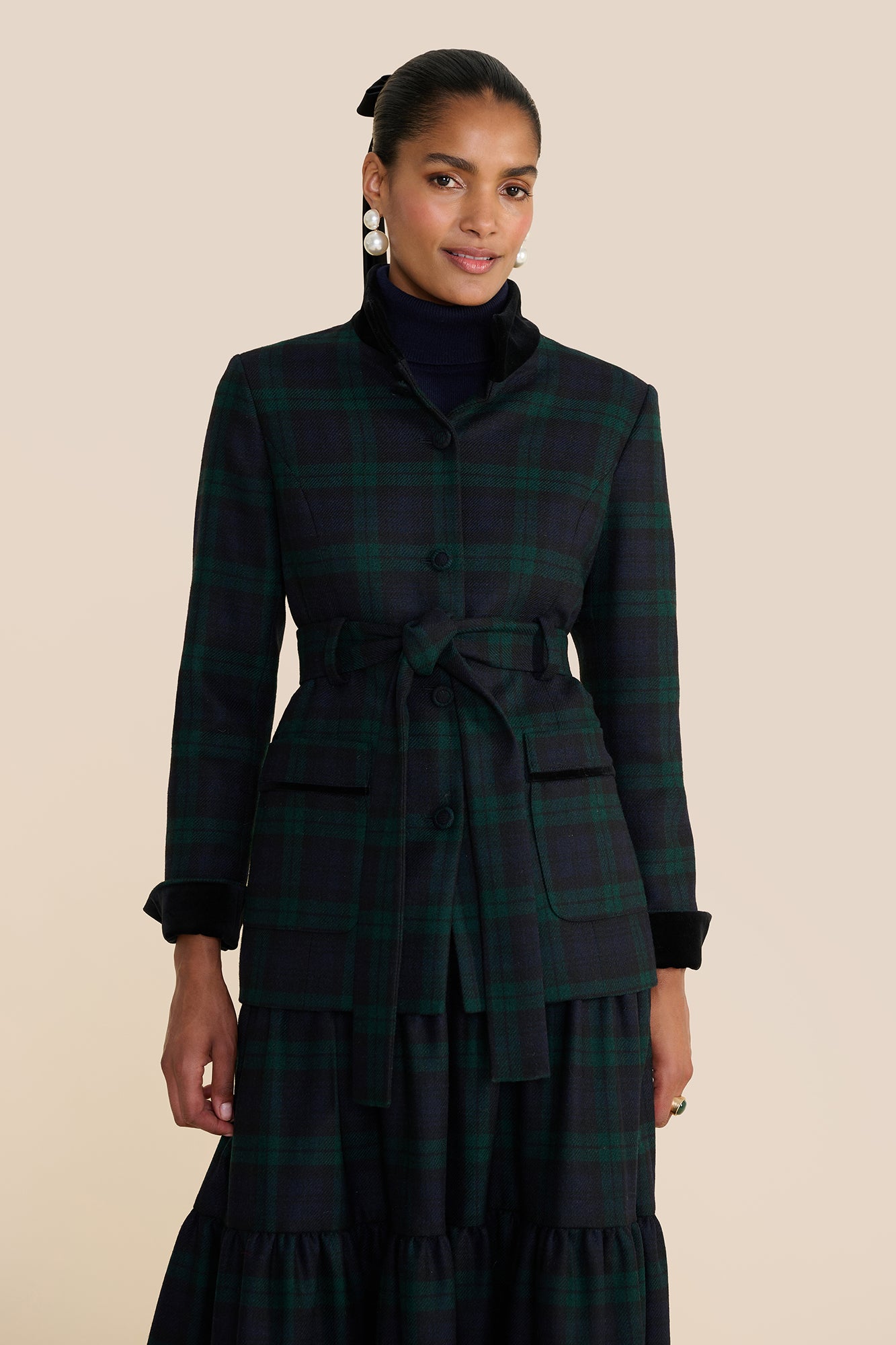 Vesta Evergreen Tartan Jacket