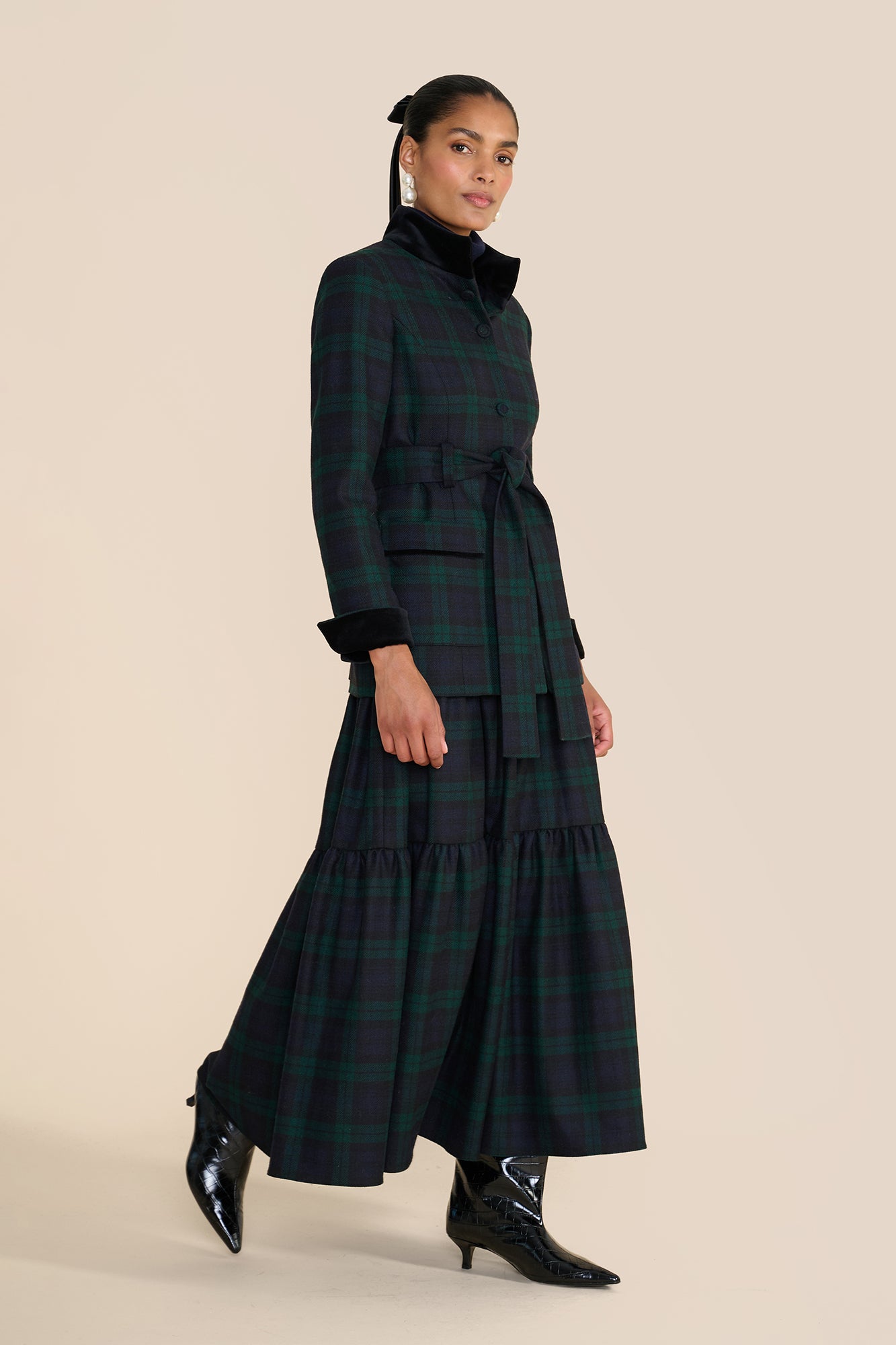 Vesta Evergreen Tartan Jacket