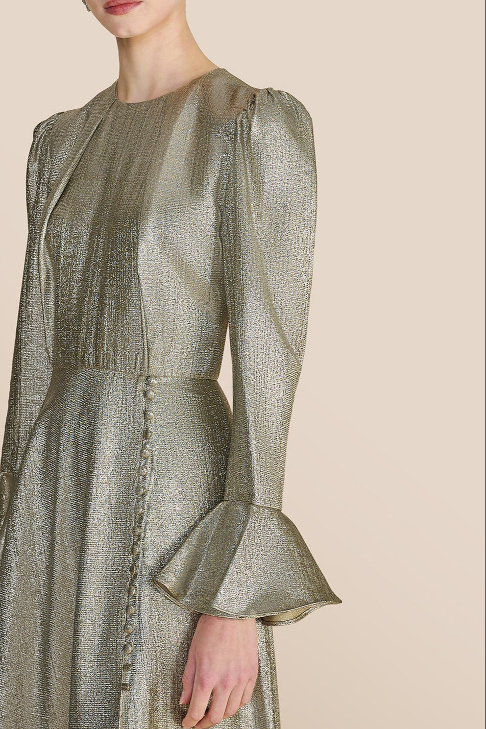 Yahvi Oyster Long Dress