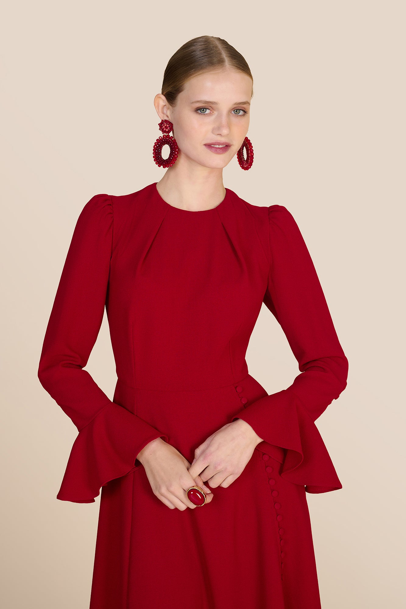 Yahvi Red Dress