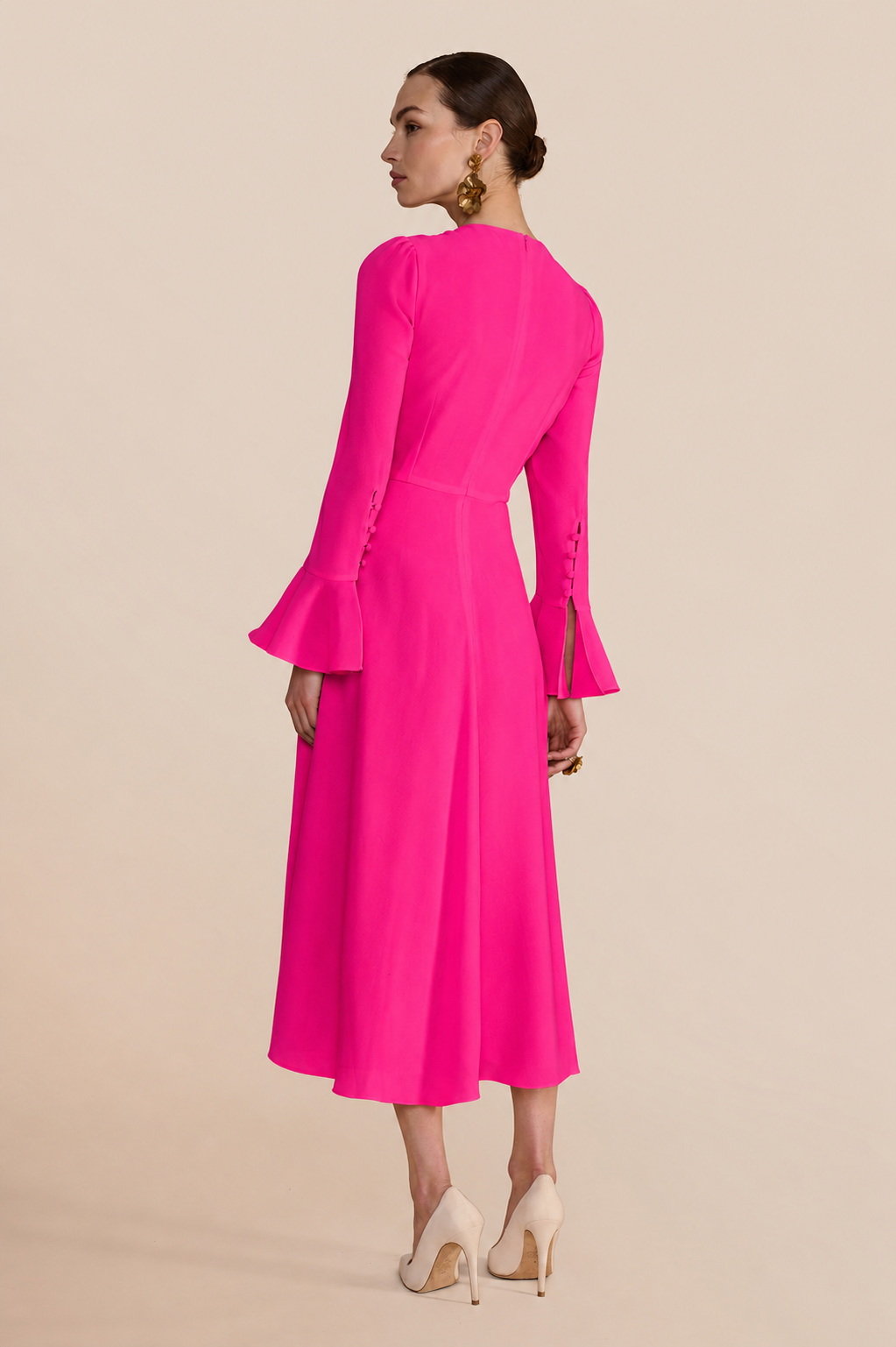 Yahvi Hot Pink Dress