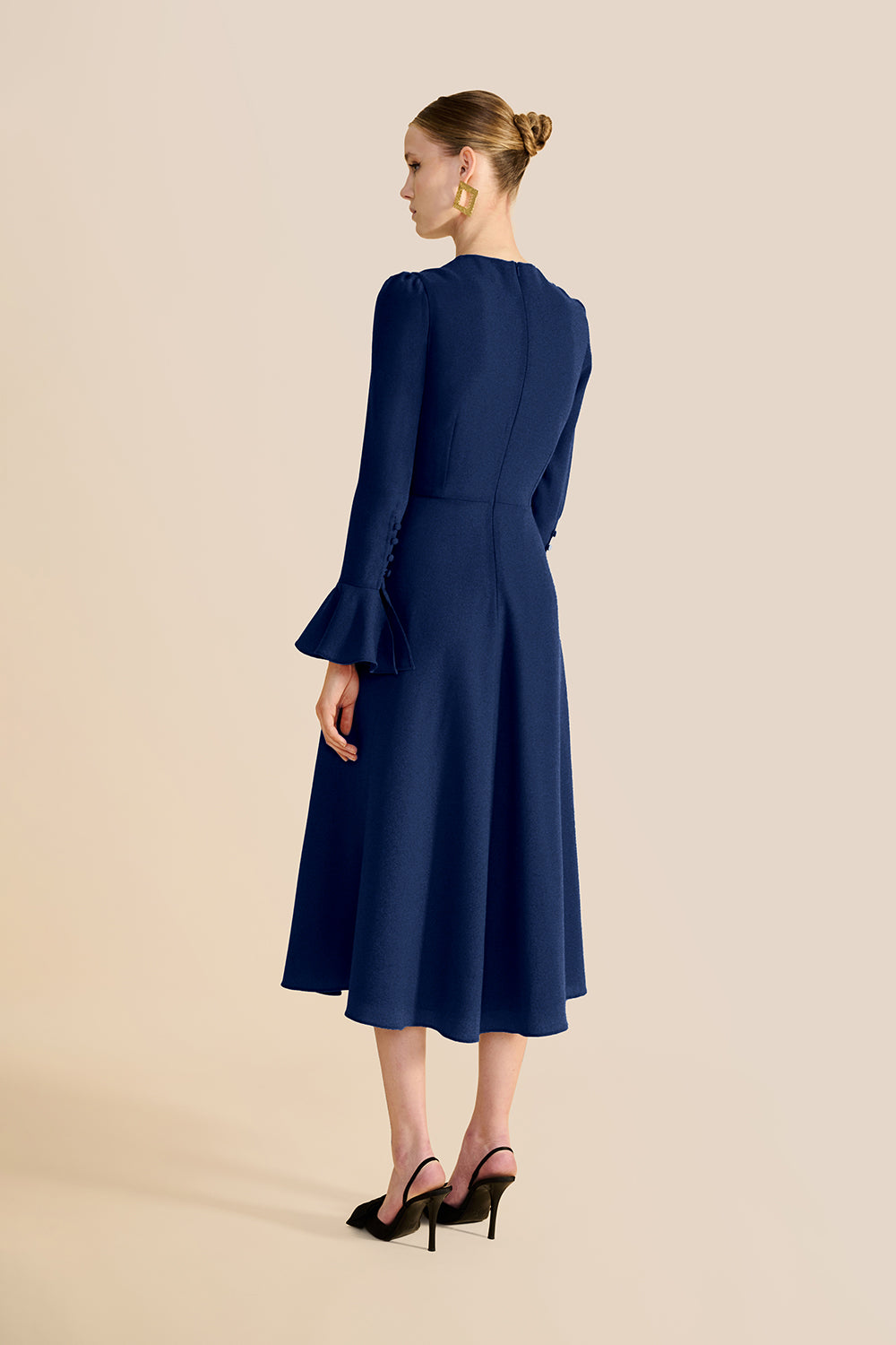 Yahvi Navy Dress
