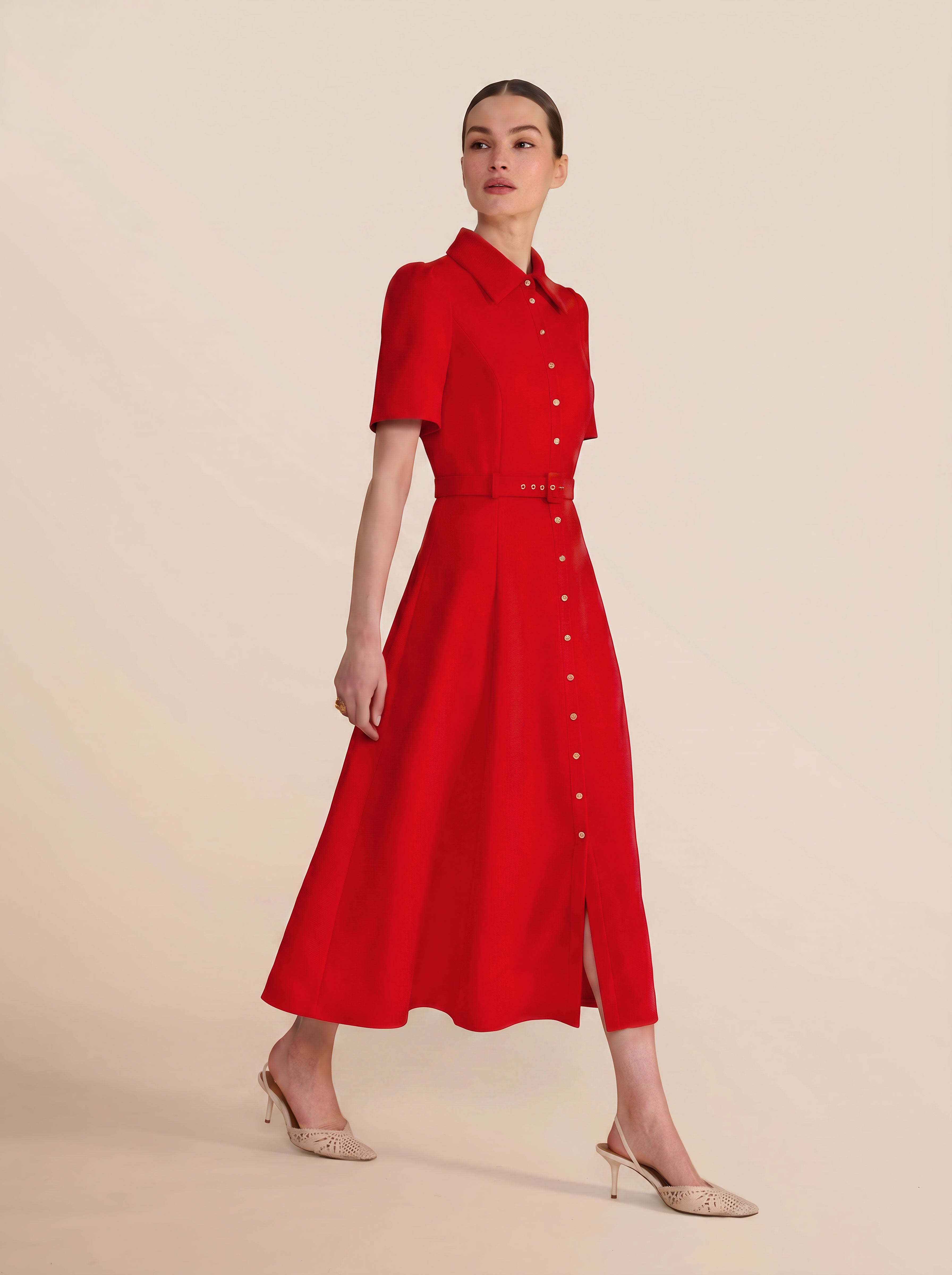 Violet Sunset Red Dress