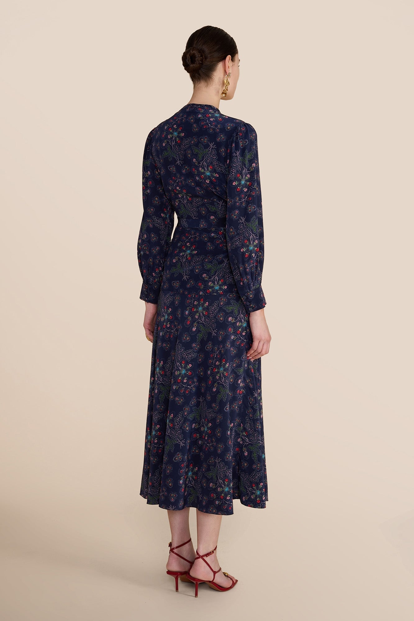 Andrea Navy Heart Blouse