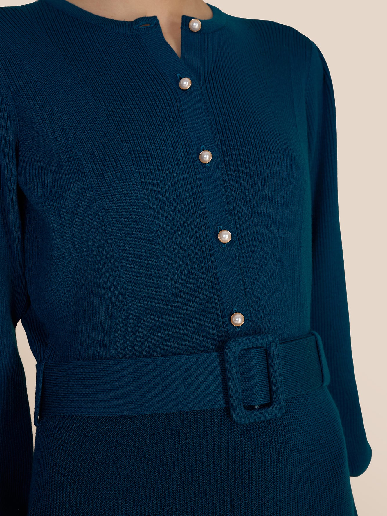 Claudia Knit Dress Deep Teal