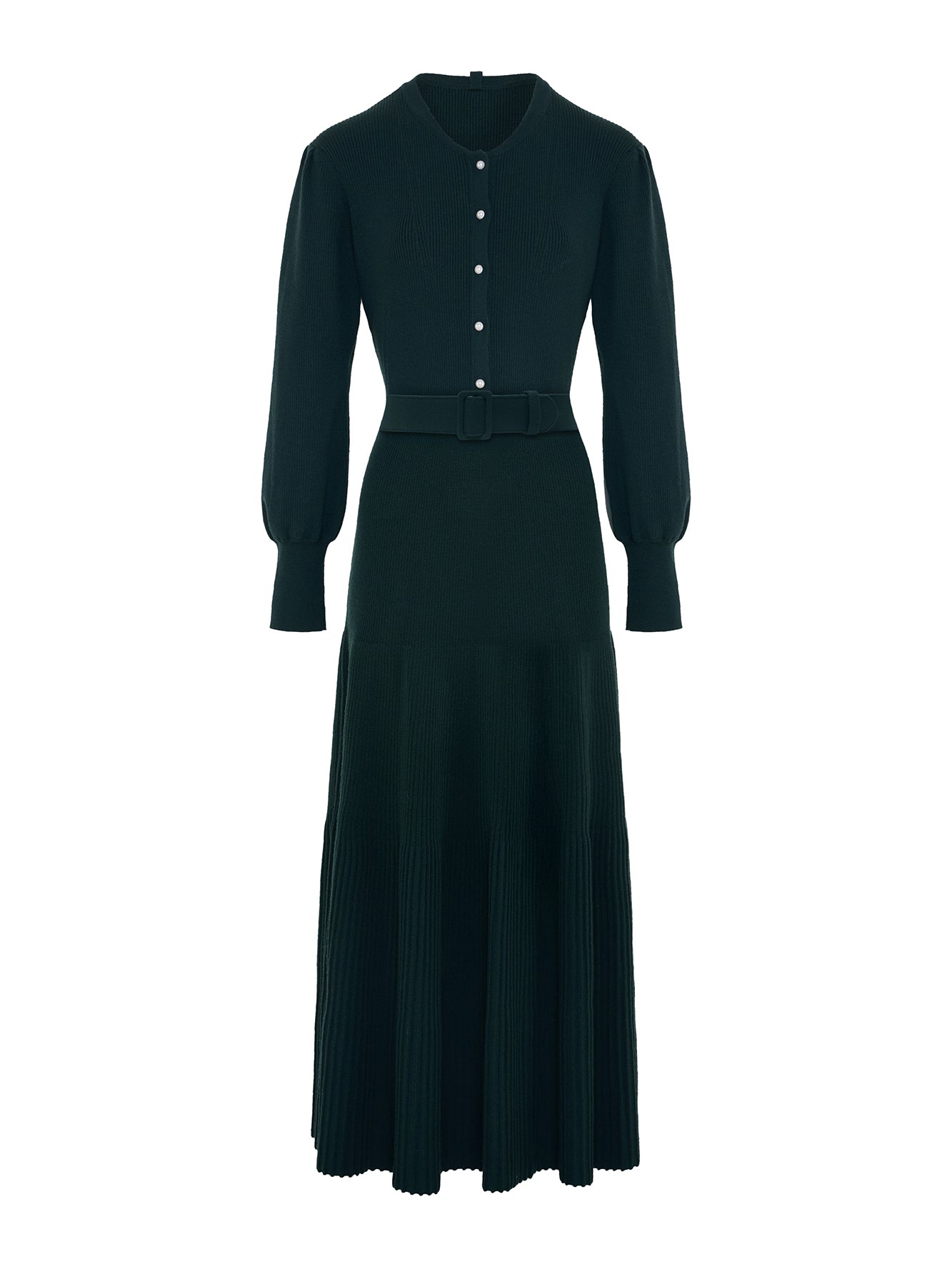 Claudia Knit Dress Evergreen