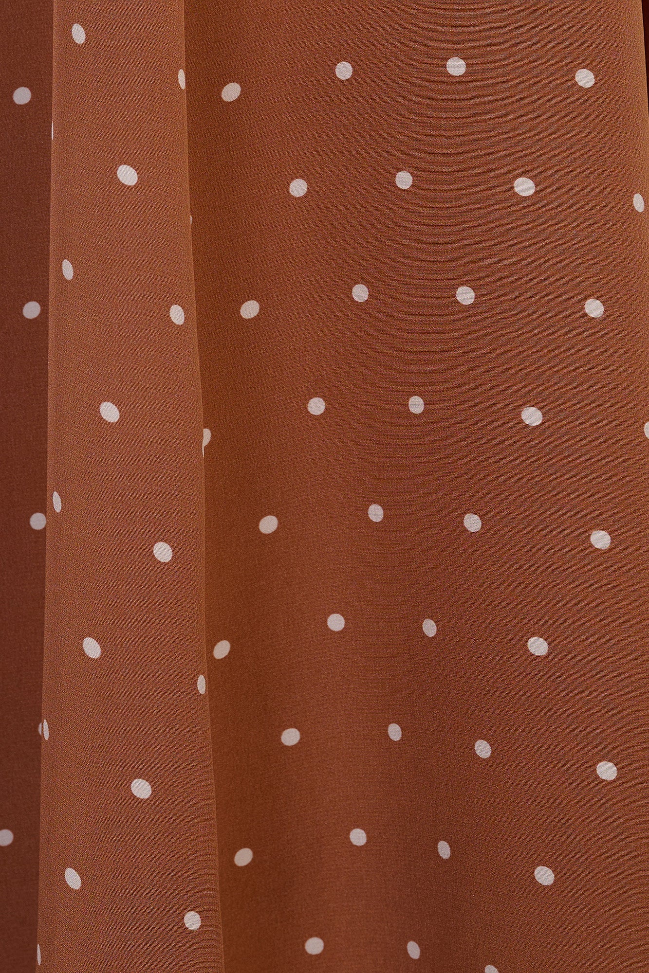 Calla Tan Polka Dot Dress