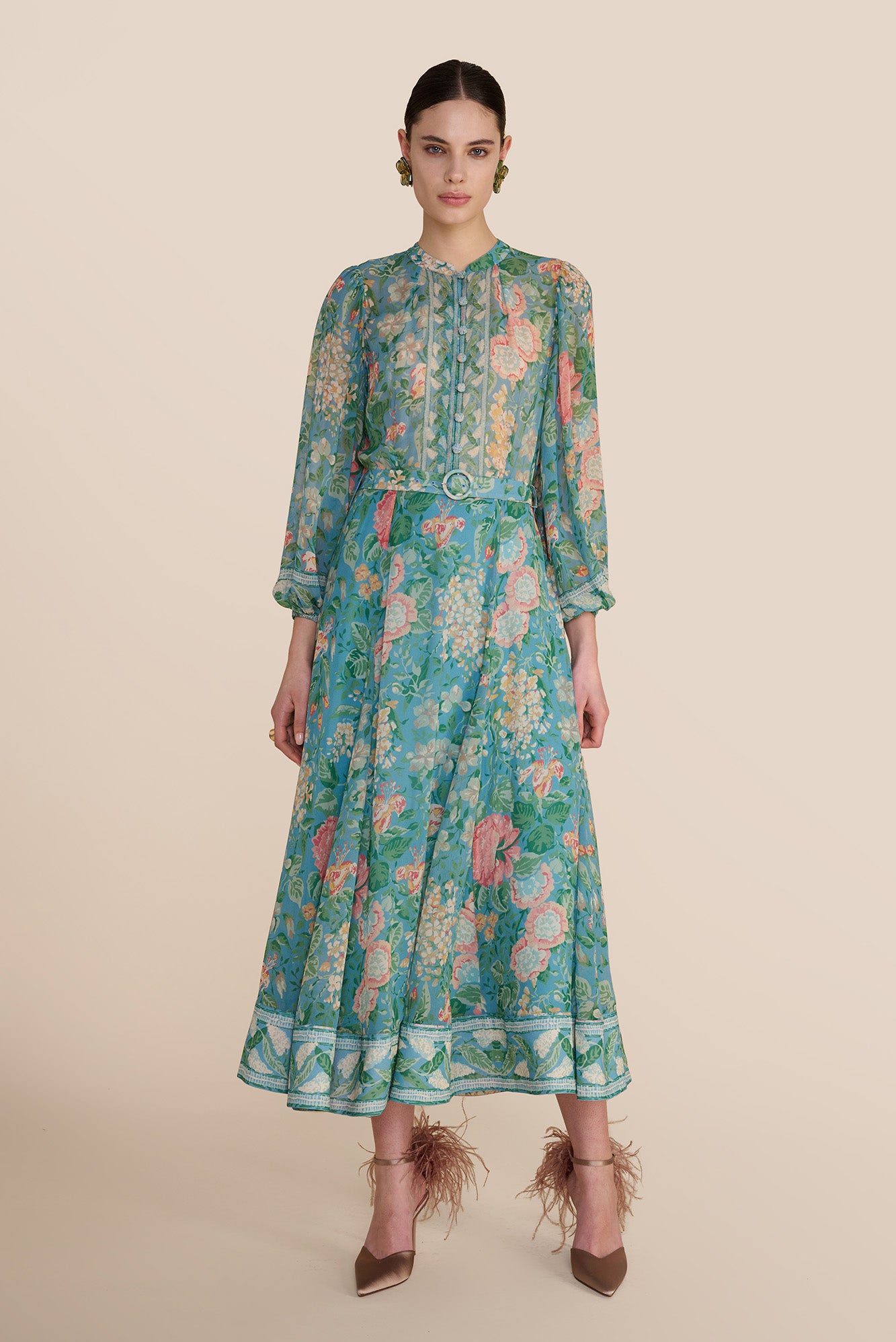 Dulcie Floral Dress | Occasion Wear | Beulah London Dulcie Floral Dress | Occasion Wear | Beulah London