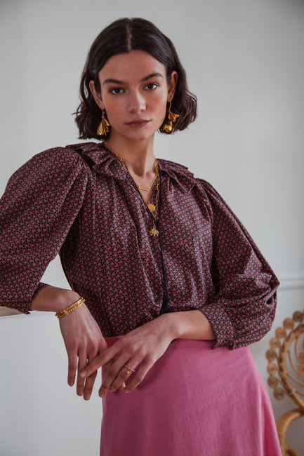 Estaa Geometric Blouse