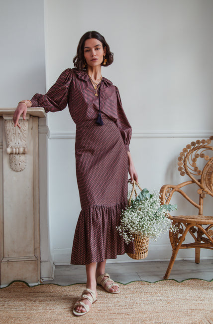 Estaa Geometric Blouse