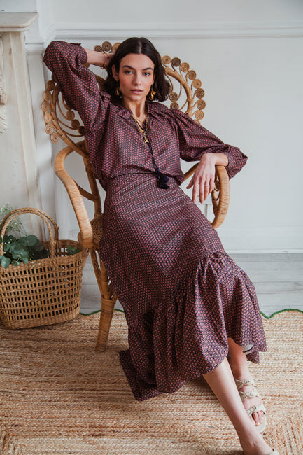 Estaa Geometric Blouse