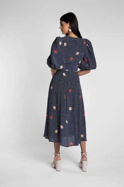 Sienna Floral Dot Dress