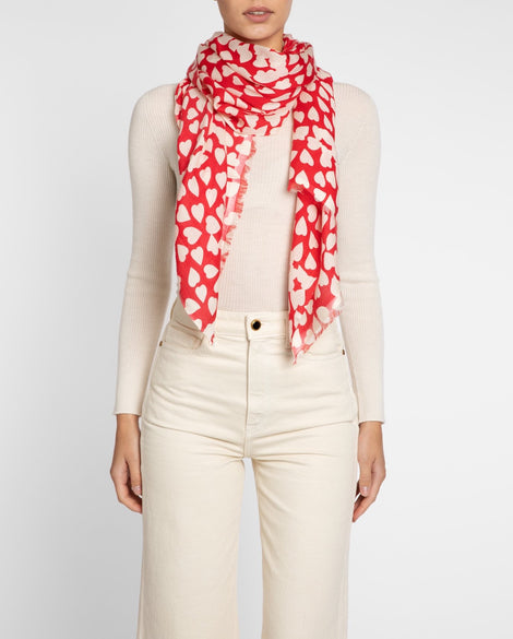 Shibani Red & Ecru