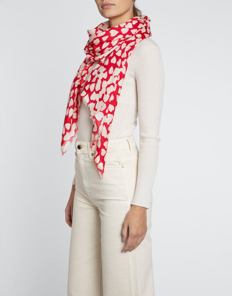 Shibani Red & Ecru