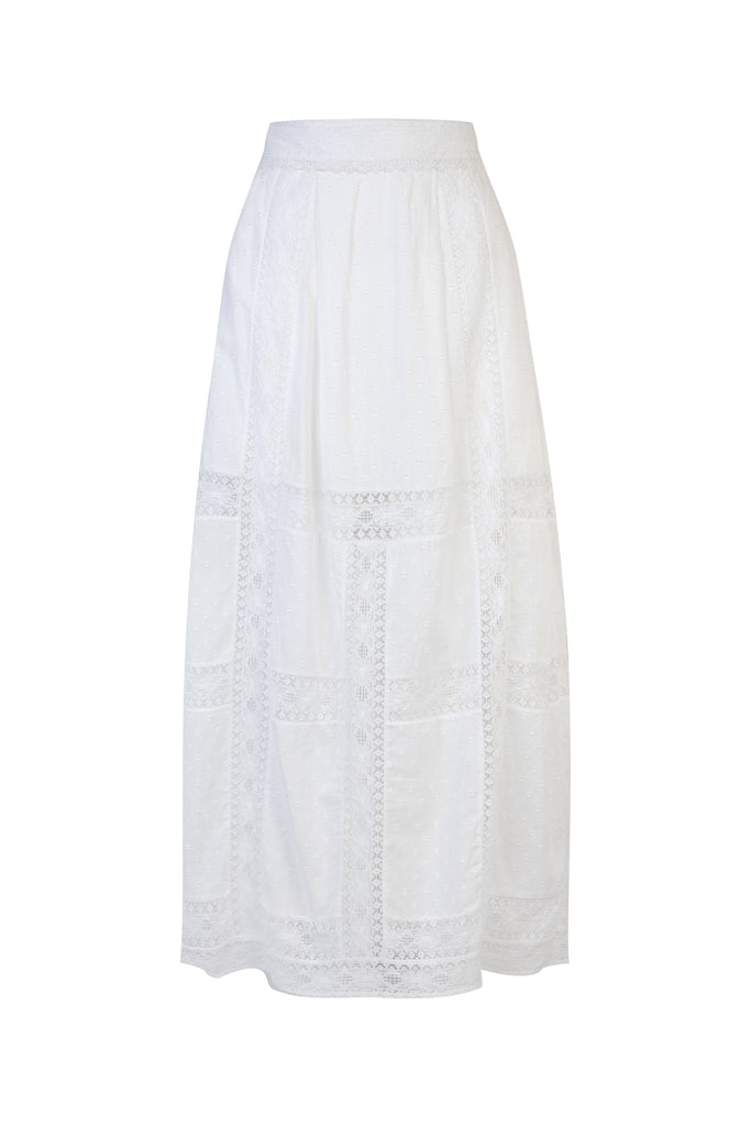 Sonia White Skirt