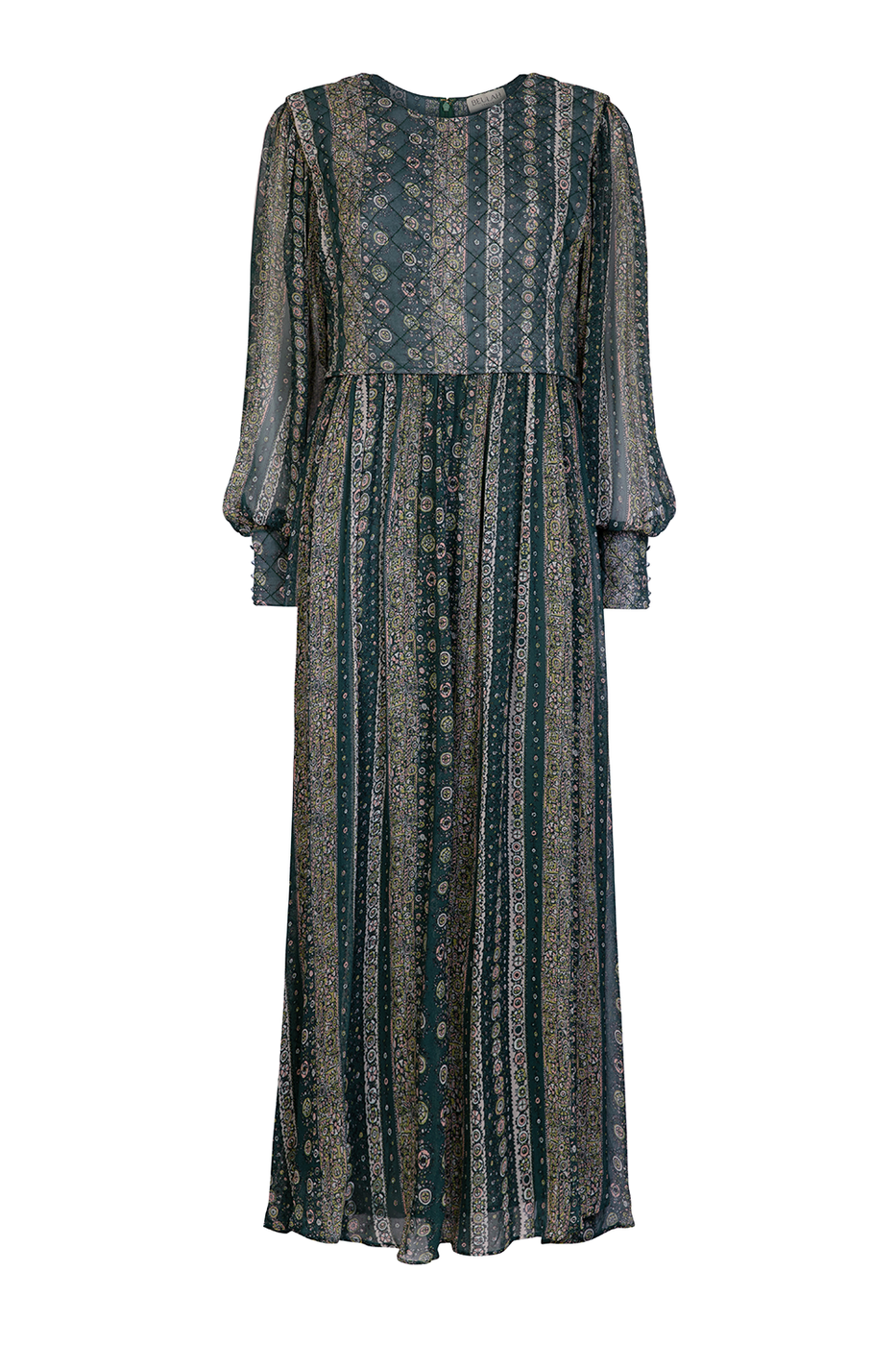 Bryony Olive Silk Dress – Beulah London
