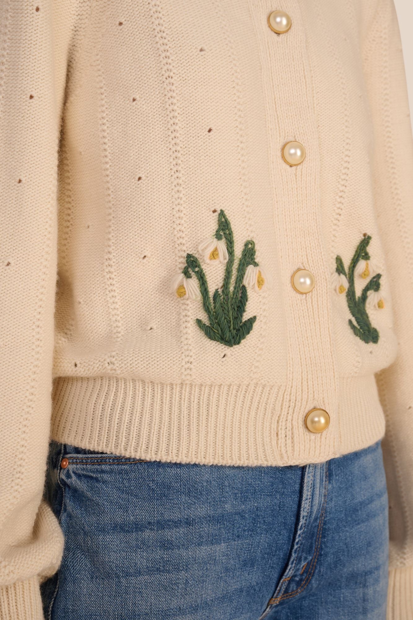 Lyra Ecru Cardigan