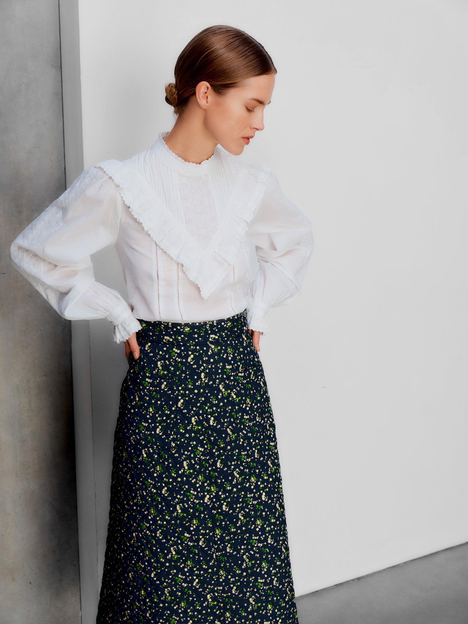 Isabella Strawberry Quilted Skirt