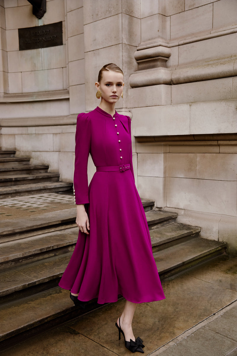 Purple hannah dress main image 0