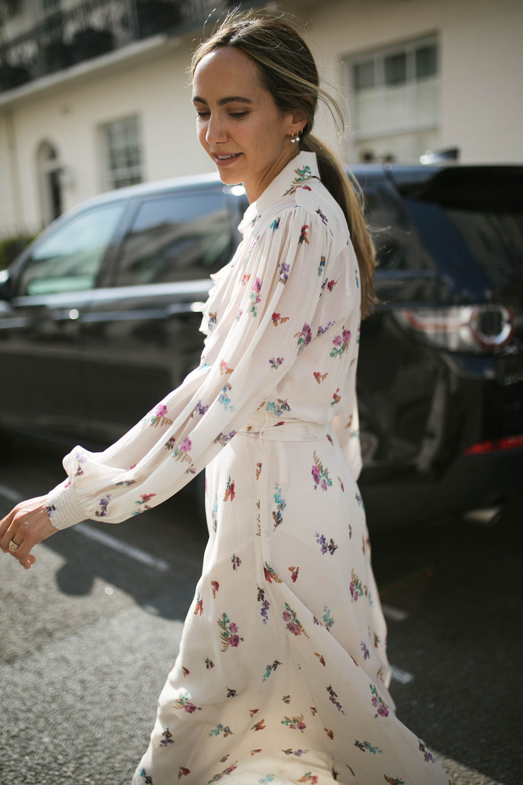 Robin Watercolour Shirt Dress