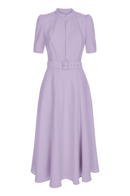 Ahana Lilac Short Sleeve Dress – Beulah London