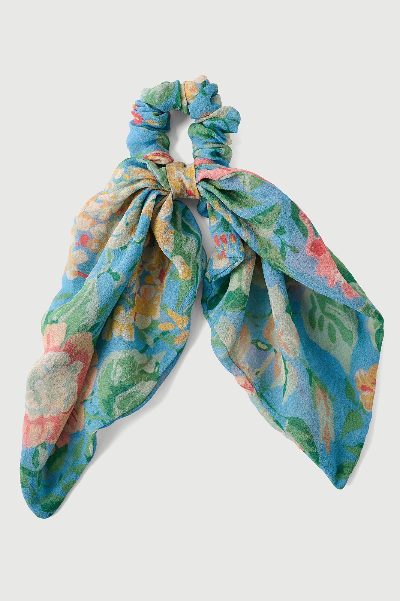 Romantic Floral Hair Scrunchie