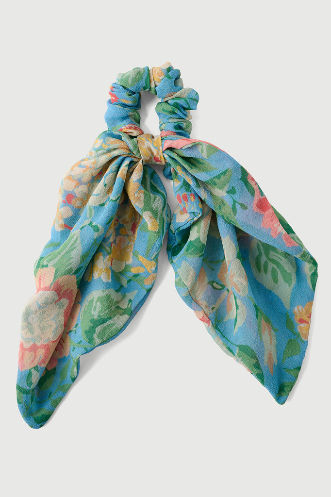 Romantic Floral Hair Scrunchie
