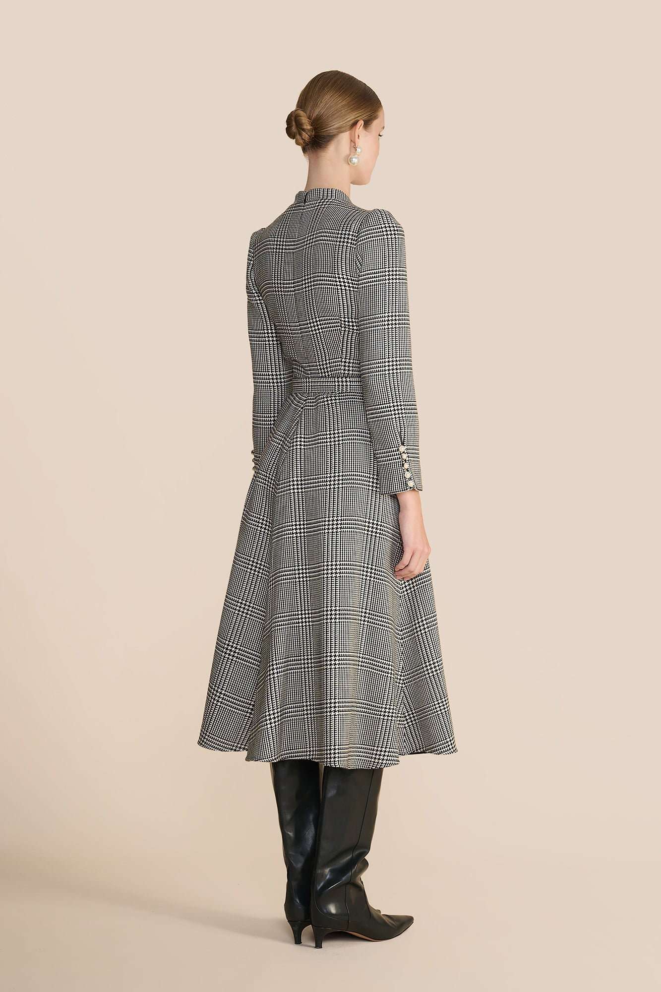 Ahana Houndstooth Dress