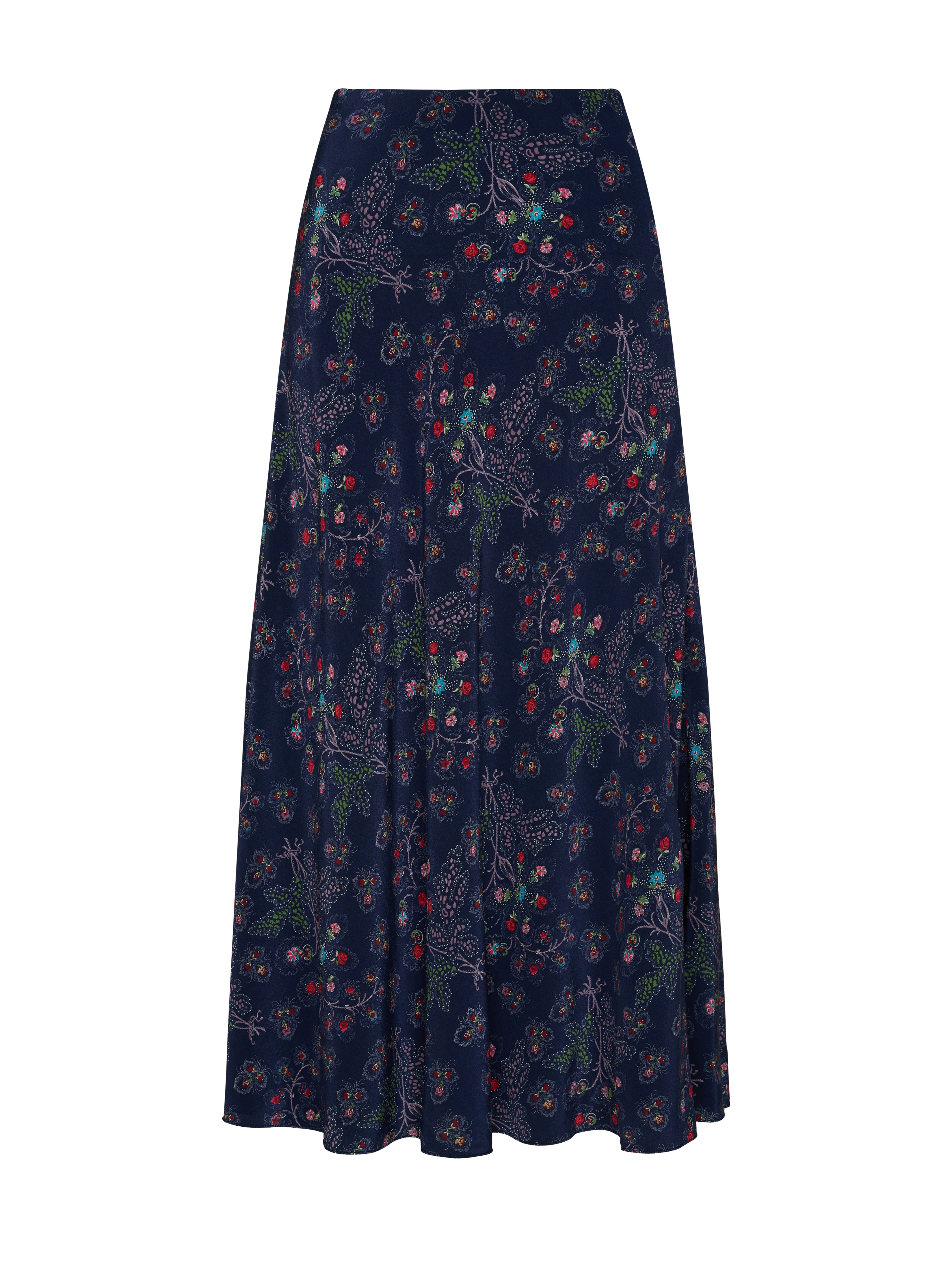 Arabella Navy Heart Skirt
