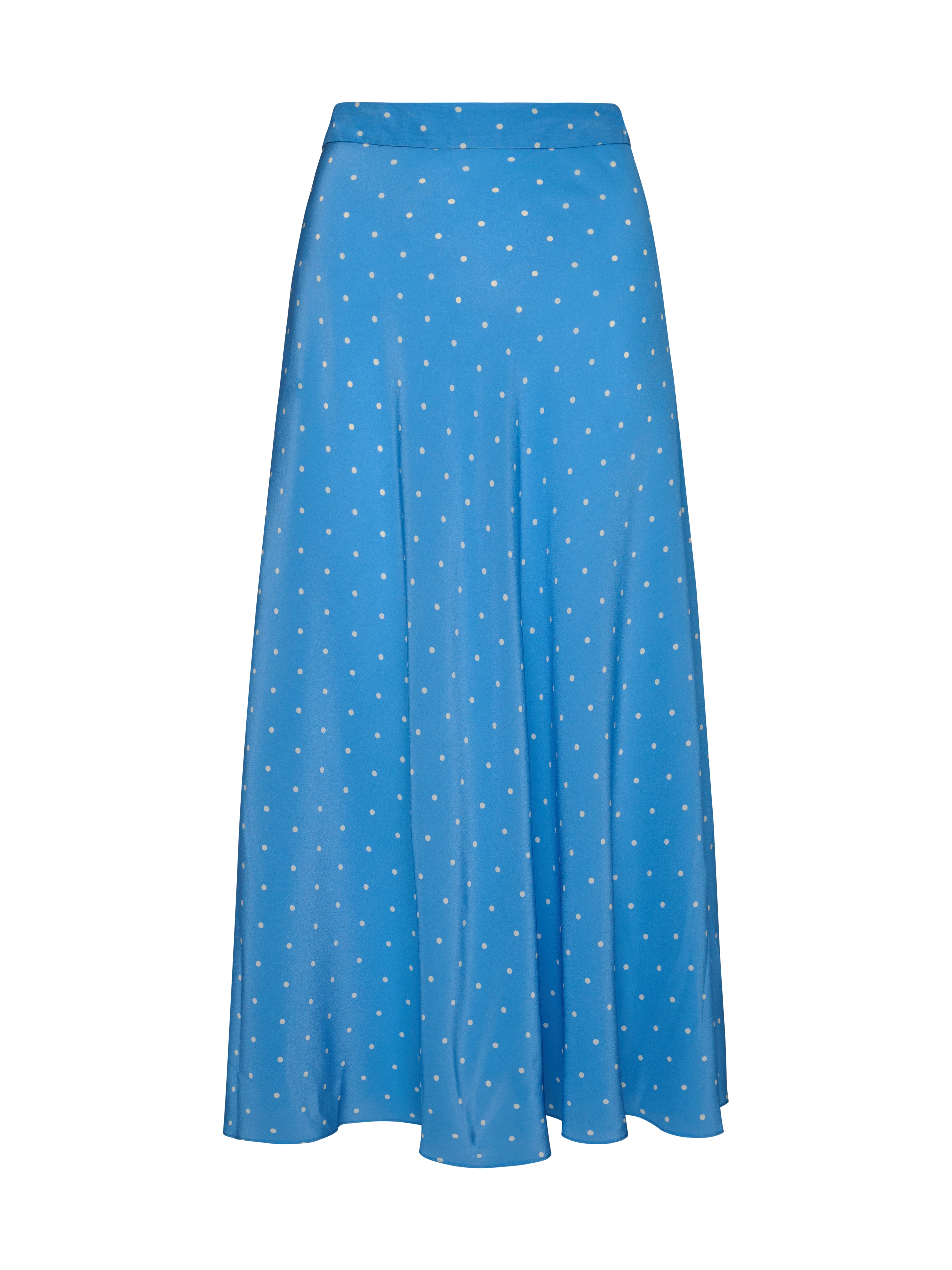 Arabella Cornflower Polka Dot Skirt