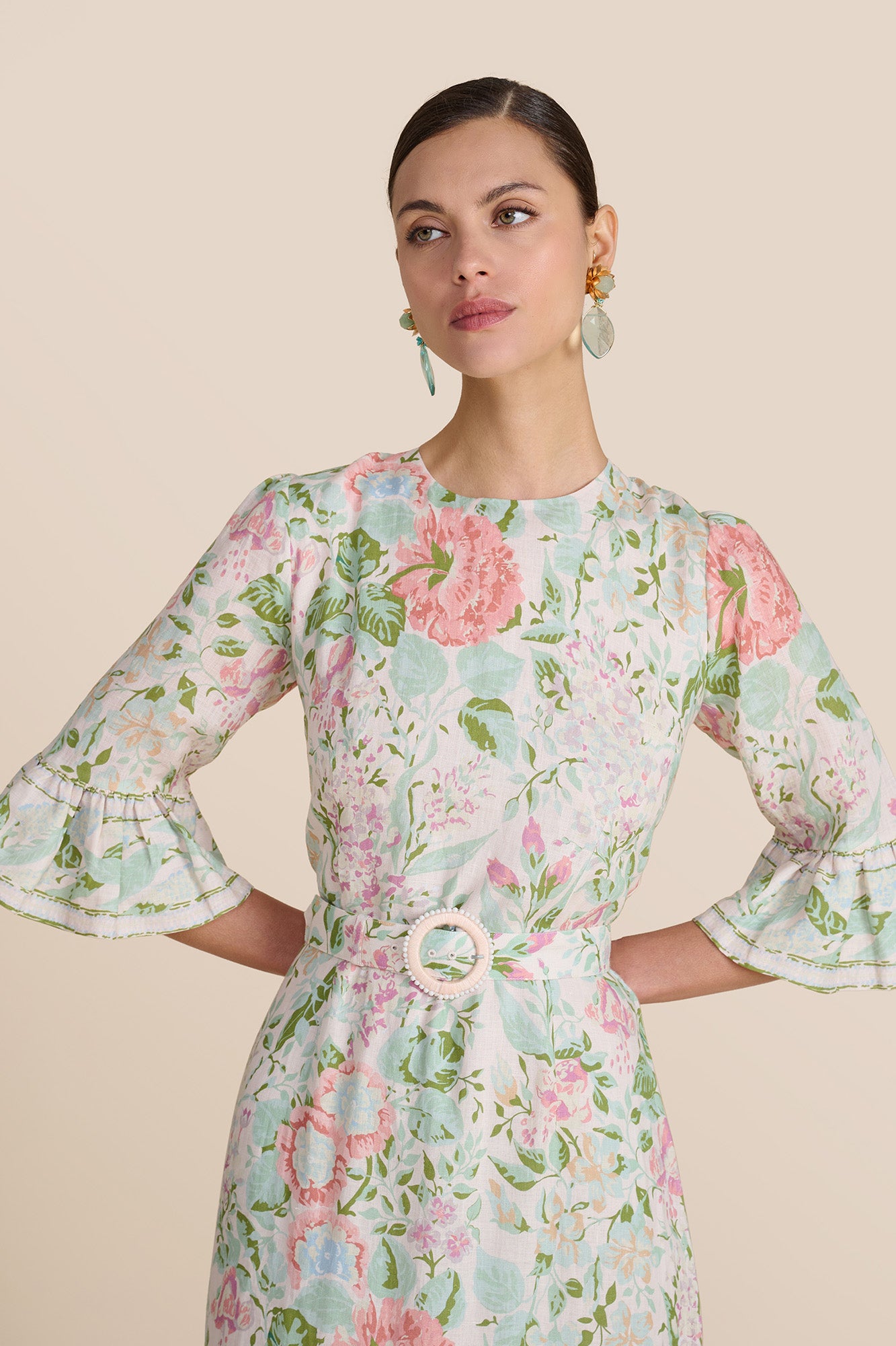 Aster Blush Romantic Floral Dress