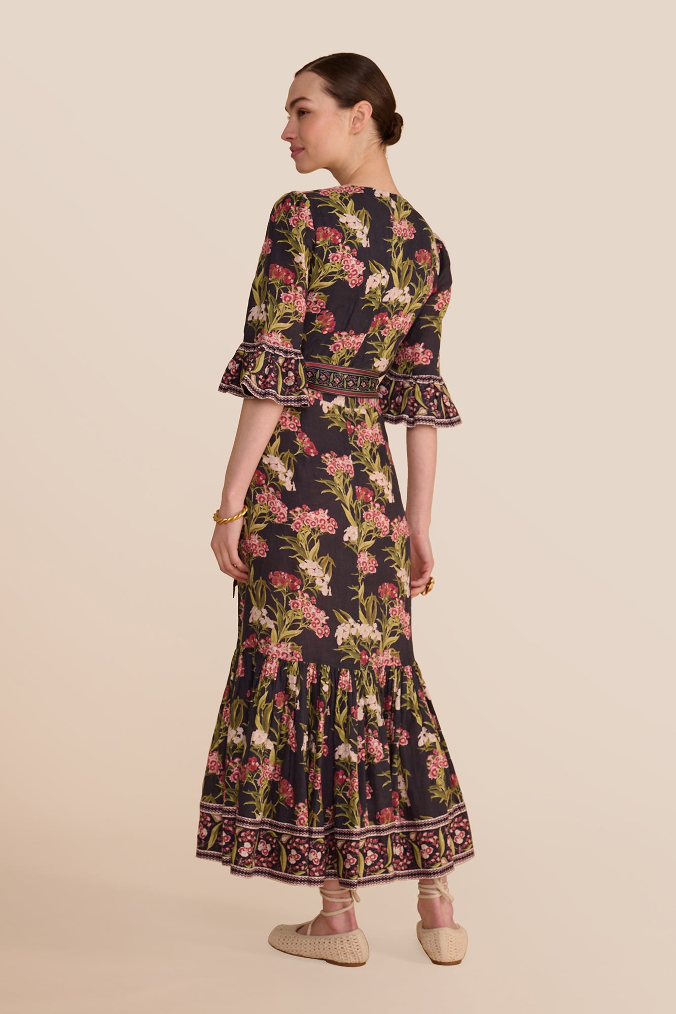 Aster Navy Geranium Dress