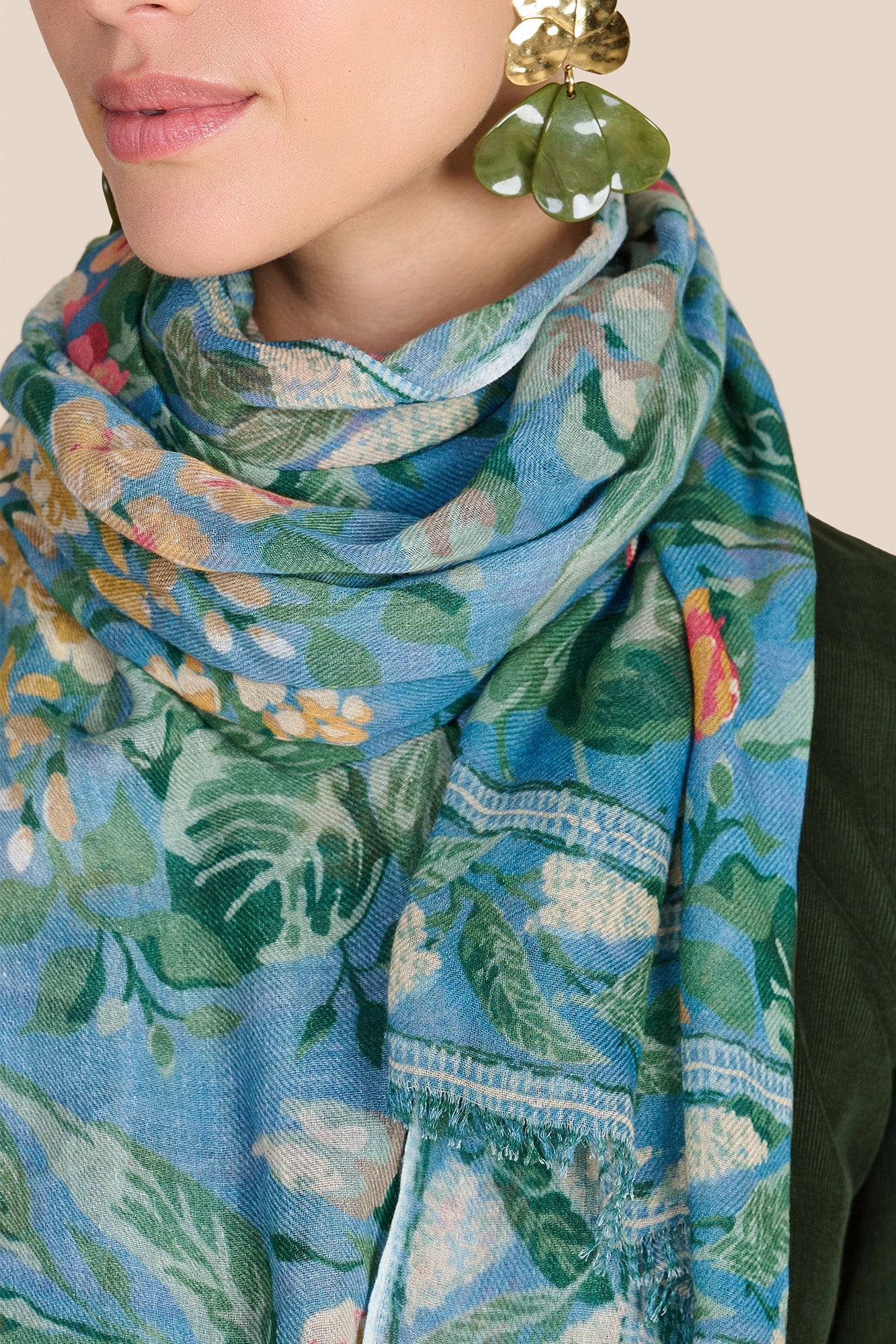 Romantic Floral Scarf