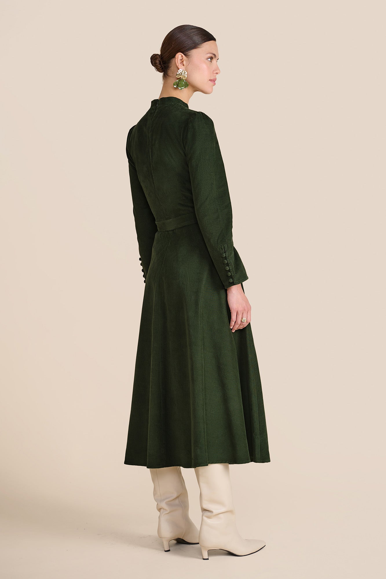 Aybra Olive Dress