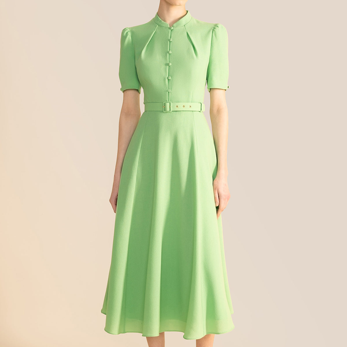 beulah london green dress Beulah London Yahvi Midi Dress worn by Kate Middleton in Olive Green