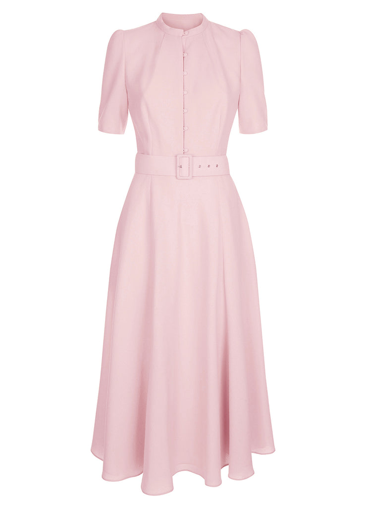 Ahana Blush Short Sleeve Dress