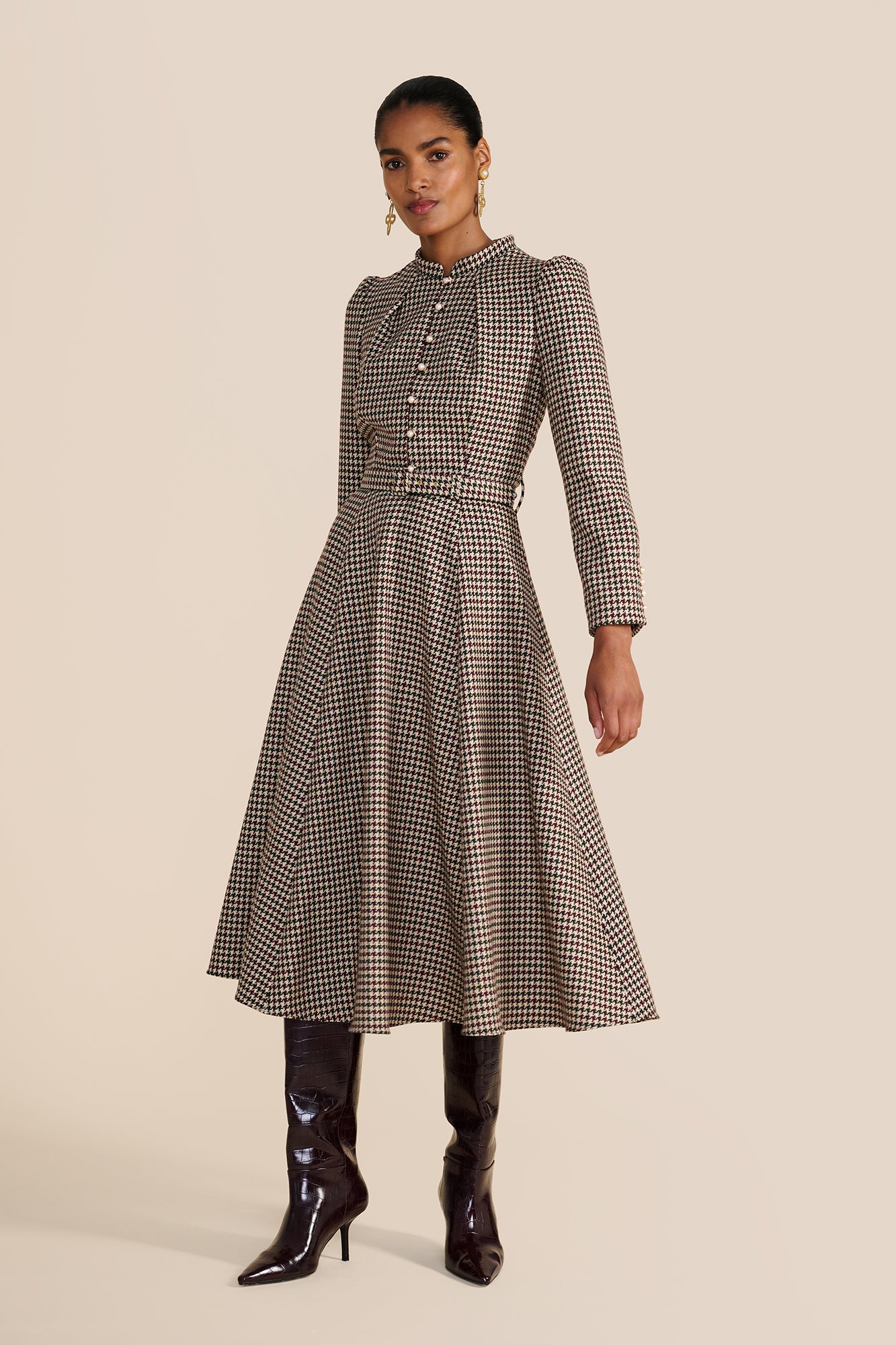 Ahana Country Check Dress