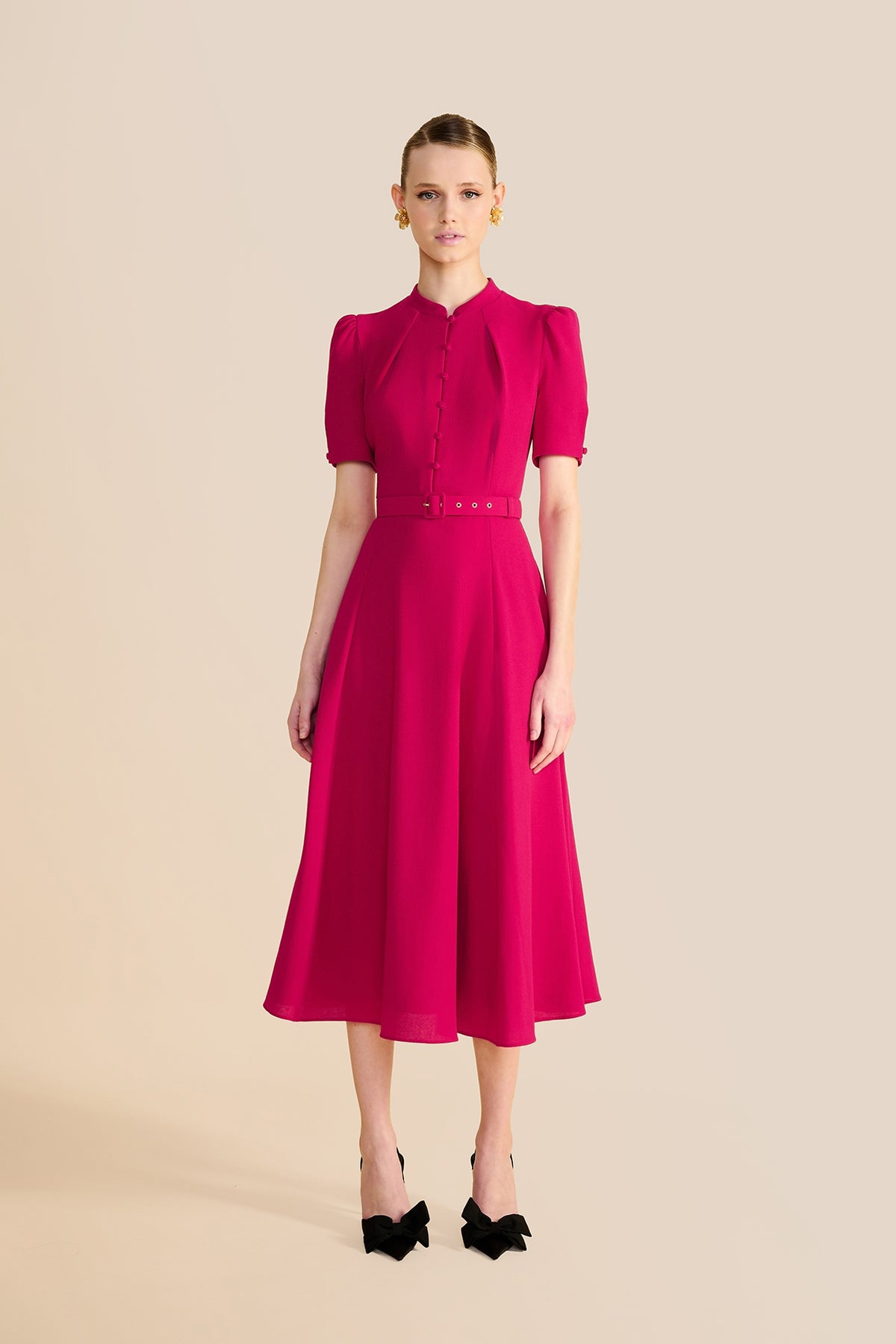 Elegant Fuchsia Dress